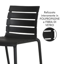 Set 4 Sedie In Polipropilene e Fibra Di Vetro Trattamento Uv Antiscolorimento il Gruppone Passione Casa