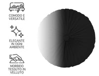 Cuscino Rotondo Zucca Effetto Velluto Circolari Per Divano Decorativo Letto 40 Cm