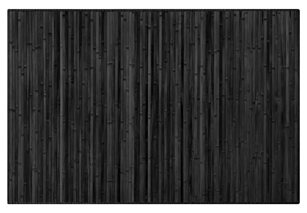 Tappeto Arredo In Vero Bamboo Naturale Grande a Listelli Bordato Bambù Soggiorno Cucina Salotto Listello Legno