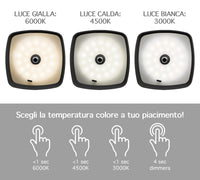 Coppia Di Lampada Da Tavolo LED Set 2 Pezzi Design Moderno Senza Fili Ricaricabile Controllo Touch Selezione Colore Intensità Dimmerabile Altezza Regolabile Con Adattatore Per Bottiglia 3000/4500/600K