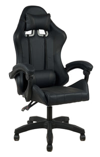 Sedia Gaming Professionale SimilPelle Reclinabile Con Braccioli Poltrona Ufficio Regolabile in Altezza Pistone Gas,Cuscino Poggiatesta E Lombare Gamer