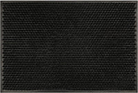 Zerbino In Gomma 40 x 60 Cm Ingresso Antiscivolo Tappeto AsciugaPassi Facile da Pulire Antibatterico e Resistente Rettangolare Tappetino 2 Colori