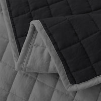 Trapuntino Coperta Primaverile Bicolore Trapunta Anallergica Piumino Mezza Stagione Tinta Unita Made in Italy