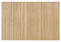 Tappeto Arredo In Vero Bamboo Naturale Grande a Listelli Bordato Bambù Soggiorno Cucina Salotto Listello Legno