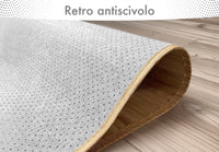 Tappeto Arredo In Vero Bamboo Naturale Grande a Listelli Bordato Bambù Soggiorno Cucina Salotto Listello Legno