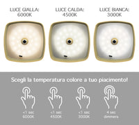 Coppia Di Lampada Da Tavolo LED Set 2 Pezzi Design Moderno Senza Fili Ricaricabile Controllo Touch Selezione Colore Intensità Dimmerabile Altezza Regolabile Con Adattatore Per Bottiglia 3000/4500/600K