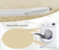 Cuscini Rotondi Per Sedie Cucina Imbottiti Sfoderabili Con Cerniera Cuscino Rotondo Ø 40 Cm Sedia Tavolo Lavabile In Lavatrice Con Lacci Per Fissaggio Prodotto Italiano Comodi