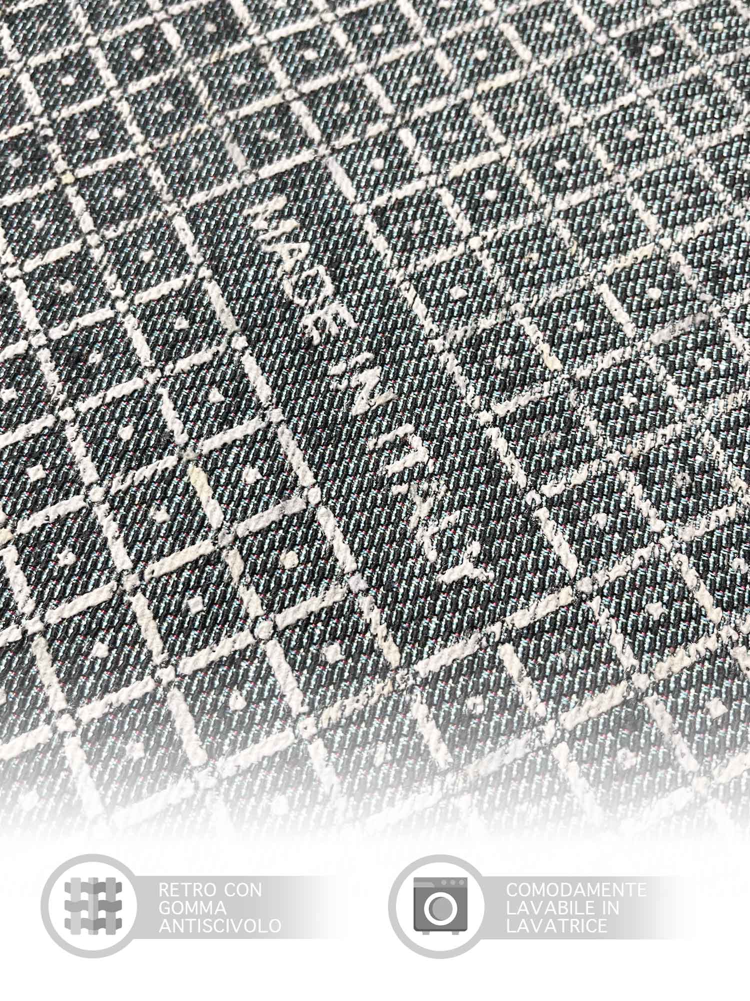 SHACOS Tappeto Nero 50x150cm Antiscivolo Lavabile per Corridoio Ingresso SHACOS Tappeto Nero 50x150cm Antiscivolo Lavabile per Corridoio Ingresso