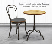 Cuscini Rotondi Per Sedie Cucina Imbottiti Sfoderabili Con Cerniera Cuscino Rotondo Ø 40 Cm Sedia Tavolo Lavabile In Lavatrice Con Lacci Per Fissaggio Prodotto Italiano Comodi