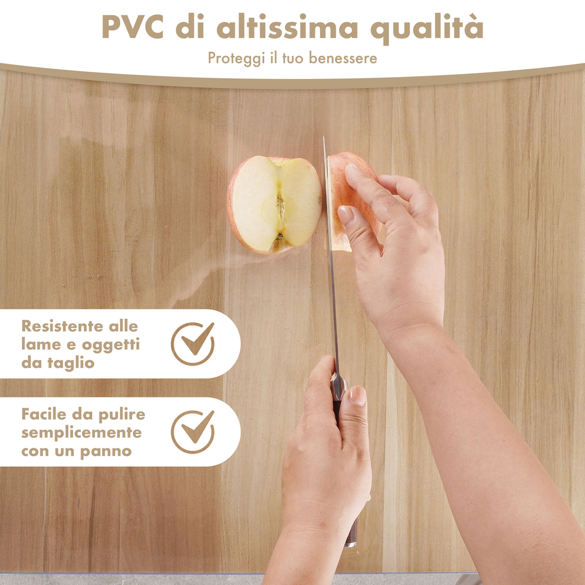 Copritavolo Trasparente In Pvc 1.5 Mm Pellicola Protettiva Il Gruppone Passione Casa