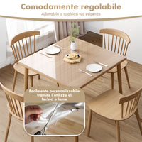 Copritavolo Trasparente In Pvc 1.5 Mm Pellicola Protettiva Il Gruppone Passione Casa
