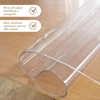 Copritavolo Trasparente In Pvc 1.5 Mm Pellicola Protettiva Il Gruppone Passione Casa