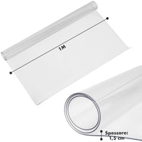 Copritavolo Trasparente In Pvc 1.5 Mm Pellicola Protettiva Il Gruppone Passione Casa