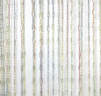 Tenda Antimosche Rainbow Per Porta Finestra A Pannello con Telaio in PVC, in più Colori, Moschiera con Corde a Perline per Esterno Interno Fili a Caduta