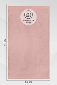 Set 10 Teli Asciugamani In Cotone Professionali 50 x 95 Cm Vari Colori 350Gr Tinta Unita Spugna