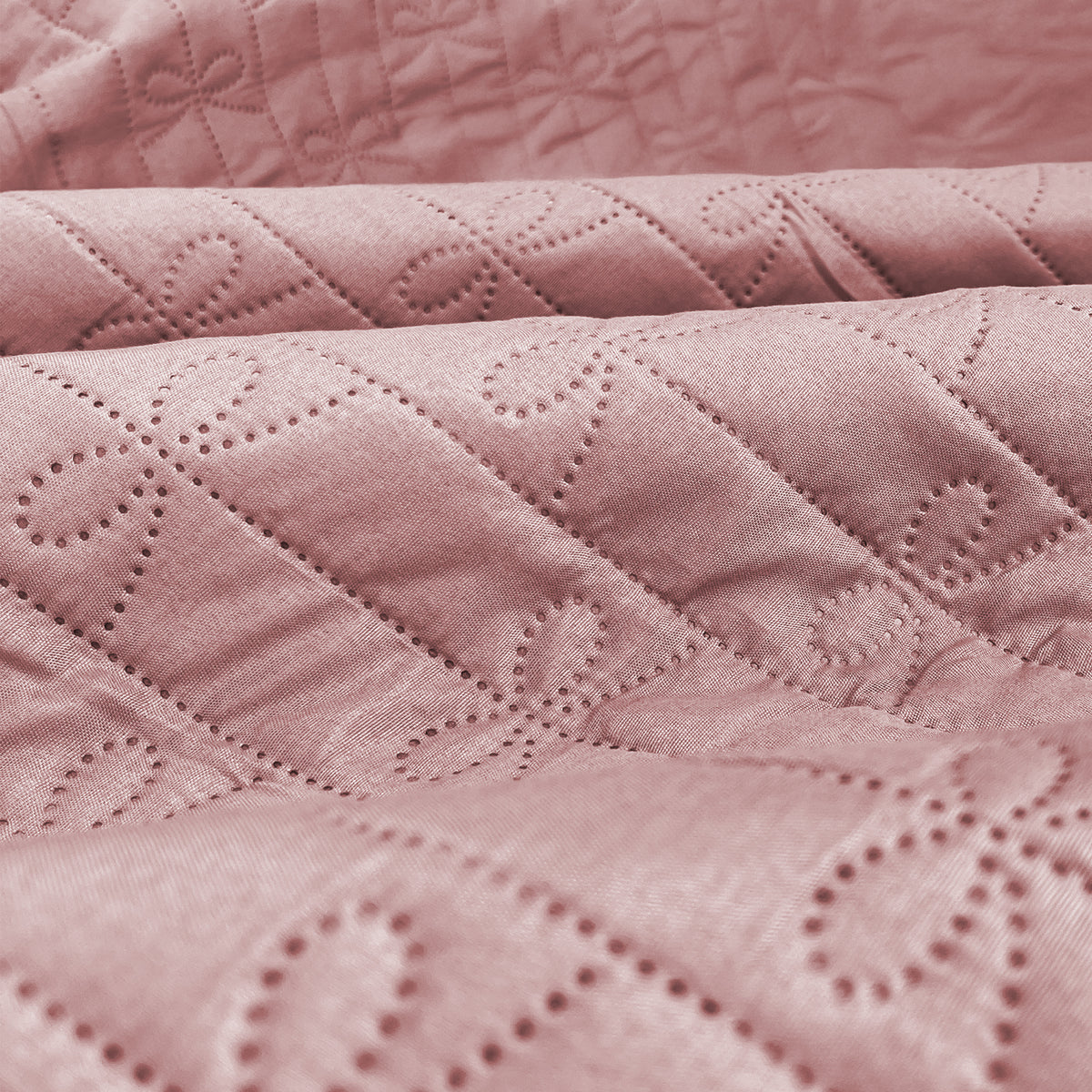 Copriletto Fiocco Trapuntato Matrimoniale Elegante Trapuntino Con Trapuntatura Fantasia Fiocchetti Due Piazze Coperta Letto Leggera Primavera Estate Trapunta Coperta Leggera Fiocchetto