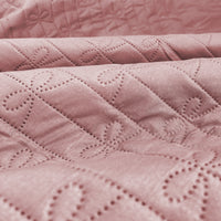 Copriletto Fiocco Trapuntato Matrimoniale Elegante Trapuntino Con Trapuntatura Fantasia Fiocchetti Due Piazze Coperta Letto Leggera Primavera Estate Trapunta Coperta Leggera Fiocchetto