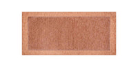 Tappeto Arredo Moderno Antiscivolo in Ciniglia Made in italy  Cotone Roma RosaAntico