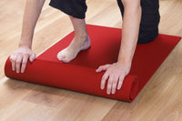 Tappetino Yoga Fitness Ginnastica Tappeto Palestra Antiscivolo Arrotolabile 61 x 173 Cm