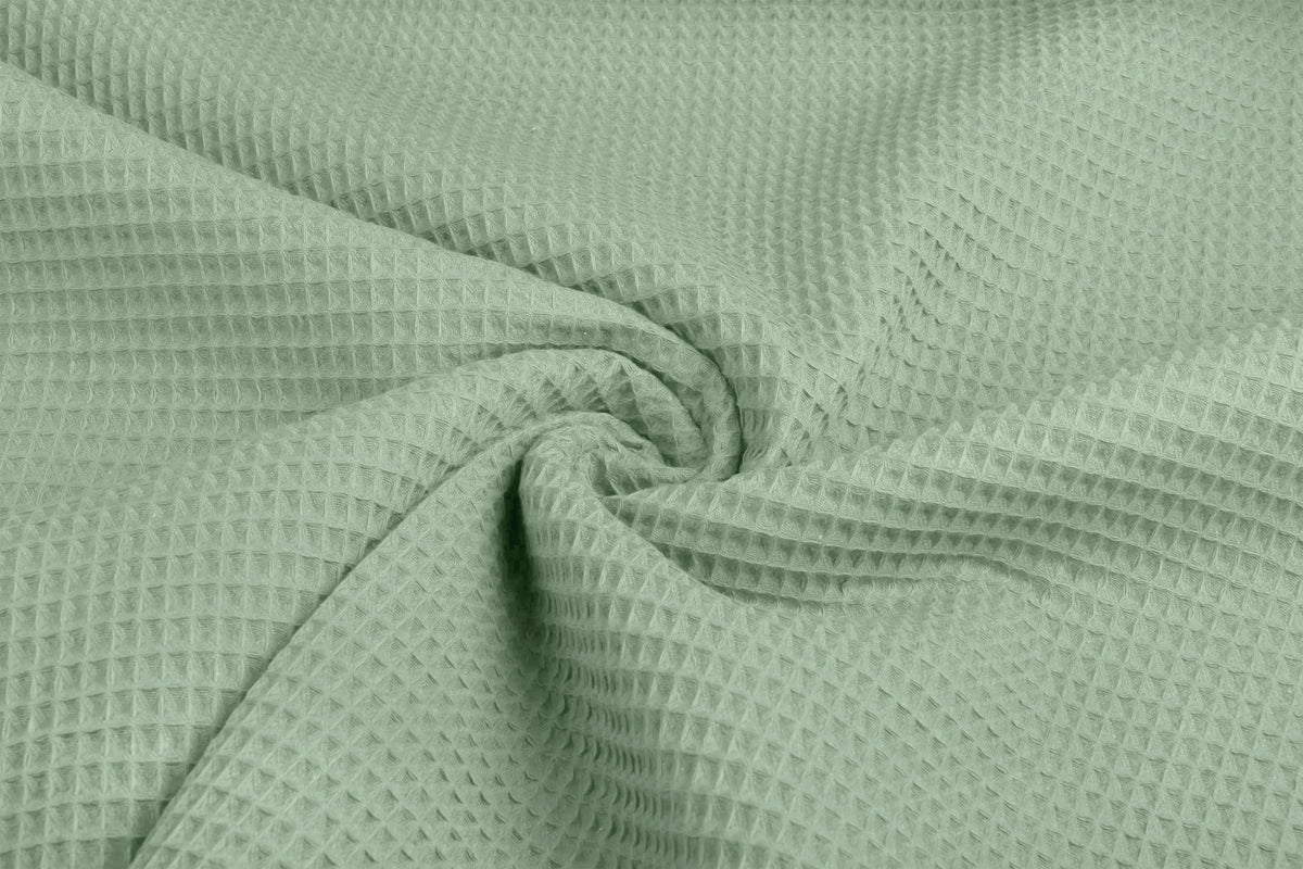 Copriletto Nido D'ape 100% Cotone Tinta Unita Prodotto Italiano Waffle Coperta Estiva Leggera