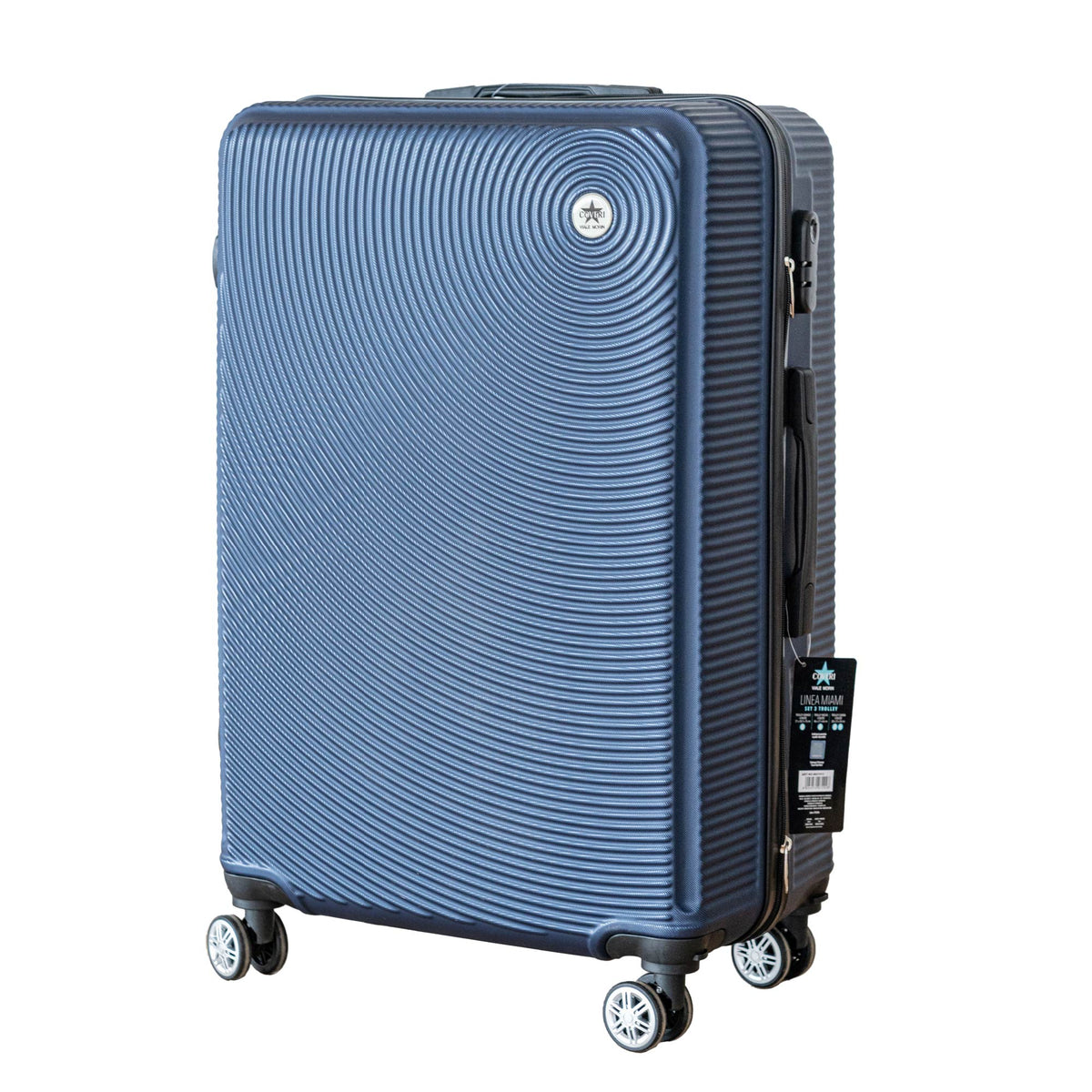 Coveri Set Di 3 Valigie Rigide ABS Valigia Da Viaggio Con Chiusura Lucchetto Combinazione Grande Media Piccola Forti Resistenti Manico Telescopico Ruote Staccabili Trolley