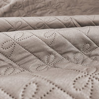 Copriletto Fiocco Trapuntato Matrimoniale Elegante Trapuntino Con Trapuntatura Fantasia Fiocchetti Due Piazze Coperta Letto Leggera Primavera Estate Trapunta Coperta Leggera Fiocchetto