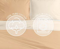 Copripiumino 100% Cotone Matrimoniale Double Face Made In Italy Bicolore Sacco e Federe Due Piazze Set Letto