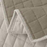 Trapuntino Coperta Primaverile Bicolore Trapunta Anallergica Piumino Mezza Stagione Tinta Unita Made in Italy