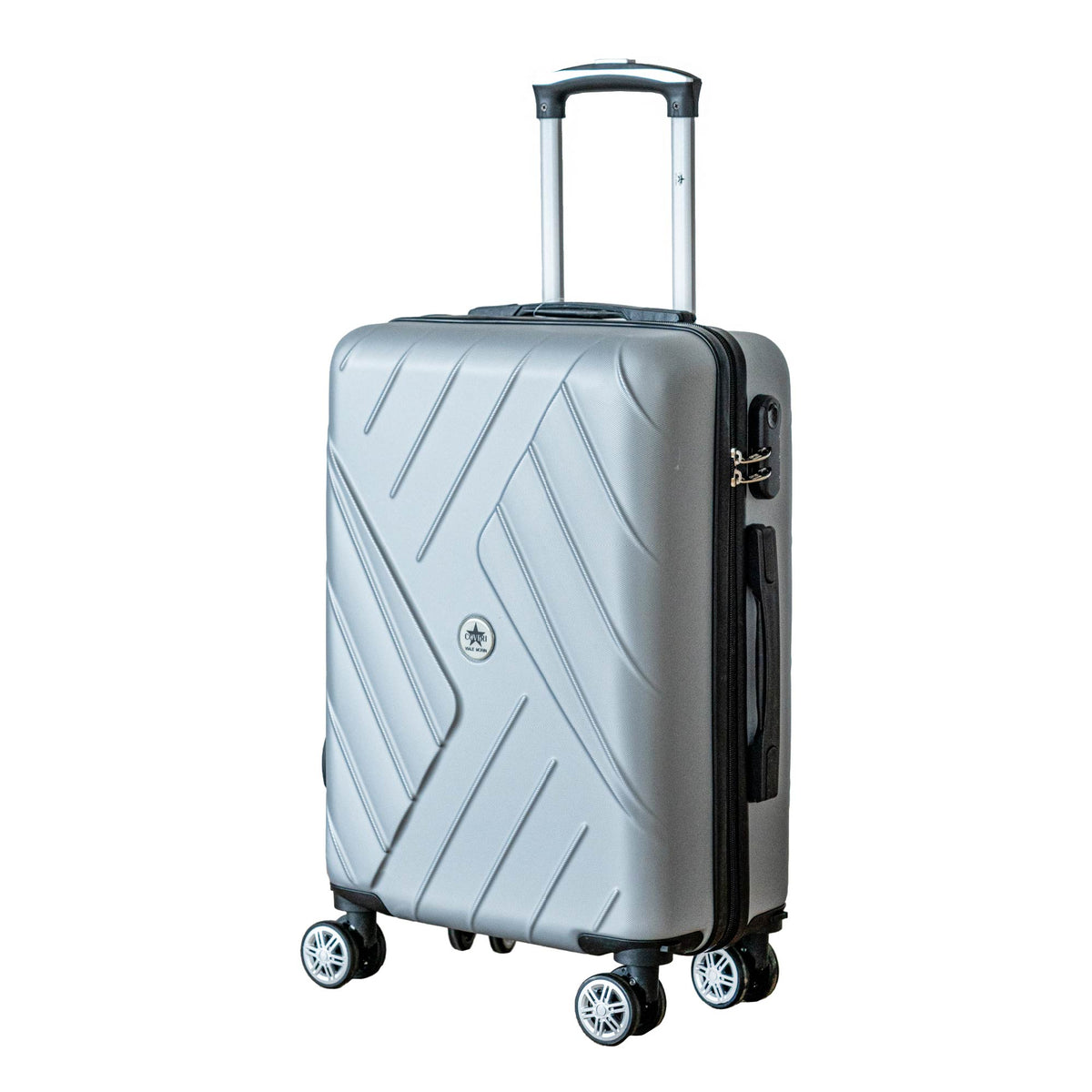 COVERI Trolley Bagaglio Mano Rigido 38x56x23 Piccolo Ultraleggero Valigia In Abs Con 4 Ruote Removibili Manico Chiusura Di Sicurezza Per Compagnie Low Cost Economy Zaino Da Viaggio