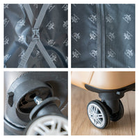 COVERI Trolley Bagaglio Mano Rigido 38x56x23 Piccolo Ultraleggero Valigia In Abs Con 4 Ruote Removibili Manico Chiusura Di Sicurezza Per Compagnie Low Cost Economy Zaino Da Viaggio