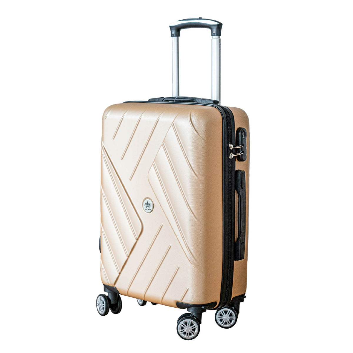 COVERI Trolley Bagaglio Mano Rigido 38x56x23 Piccolo Ultraleggero Valigia In Abs Con 4 Ruote Removibili Manico Chiusura Di Sicurezza Per Compagnie Low Cost Economy Zaino Da Viaggio