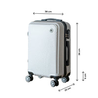 COVERI Trolley Bagaglio Mano Rigido 38x56x23 Piccolo Ultraleggero Valigia In Abs Con 4 Ruote Removibili Manico Chiusura Di Sicurezza Per Compagnie Low Cost Economy Zaino Da Viaggio