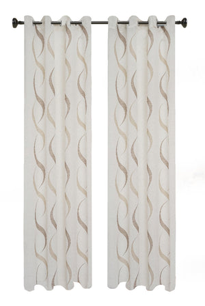 Tende Finestra con Occhielli 4 Cm Decorazione a Pannello soggiorno Moderno Salotto e Camera da Letto Cucina 1 o 2 Pannelli 140 X 290