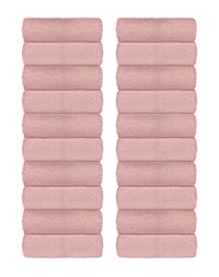 Set Asciugamani Bagno 100% Cotone Super Assorbenti Telo Doccia Spugna Professionali Salvietta Lavetta Viso Asciugamano Teli Asciugamano - Rosa