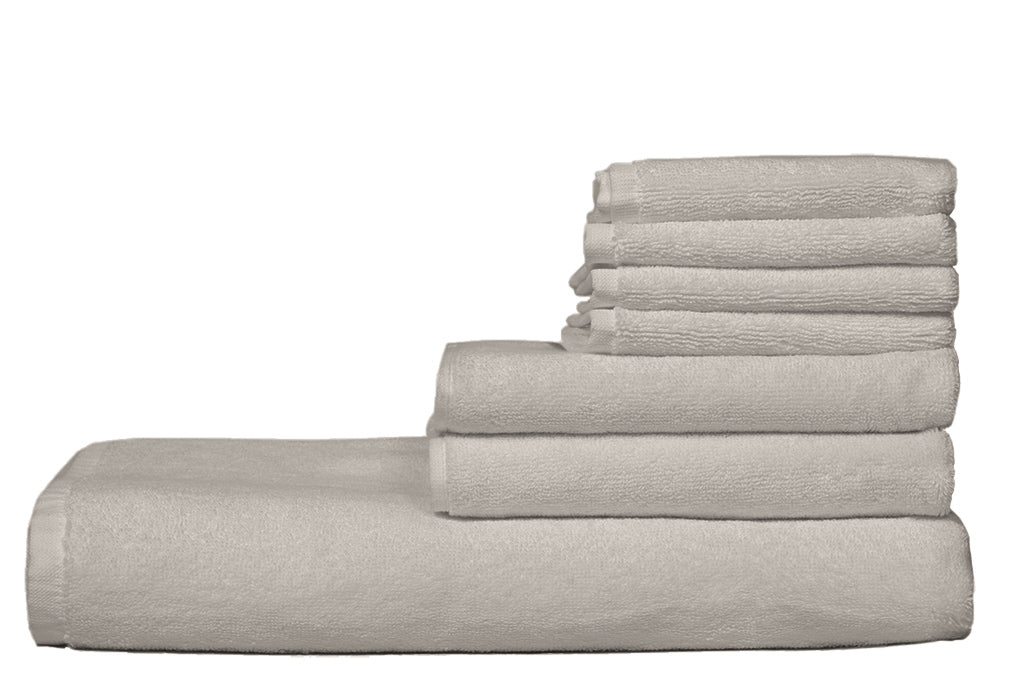 Set 4 pezzi asciugamani, 100% cotone,colori brillanti,alta qualita