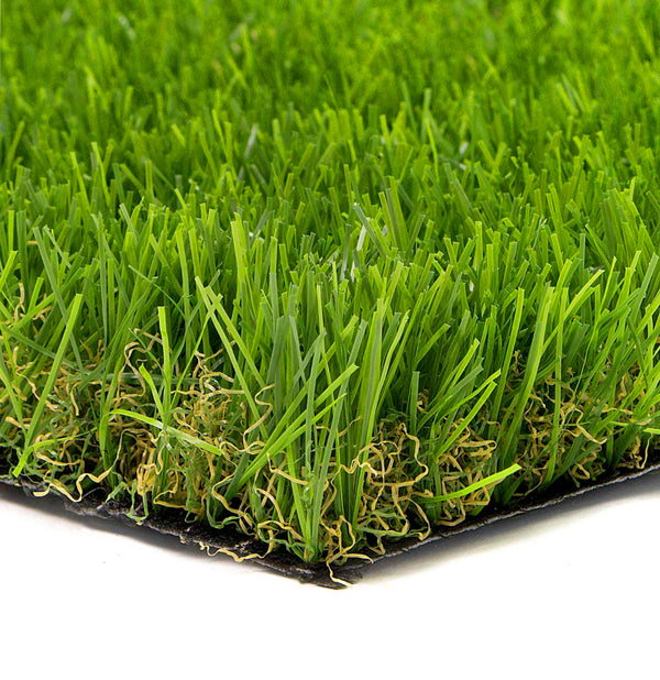 Prato finto erba sintetica Bicolore 50mm tappeto erboso drenante 5 cm esterno effetto secco