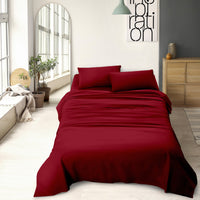 Completo letto tinta unita prodotto italiano set lenzuola 100% cotone misura alla francese