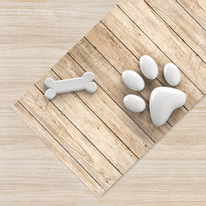 Tappeto da cucina antiscivolo, antimacchia passatoia multiuso lavabile in lavatrice stampa Zampe di cane