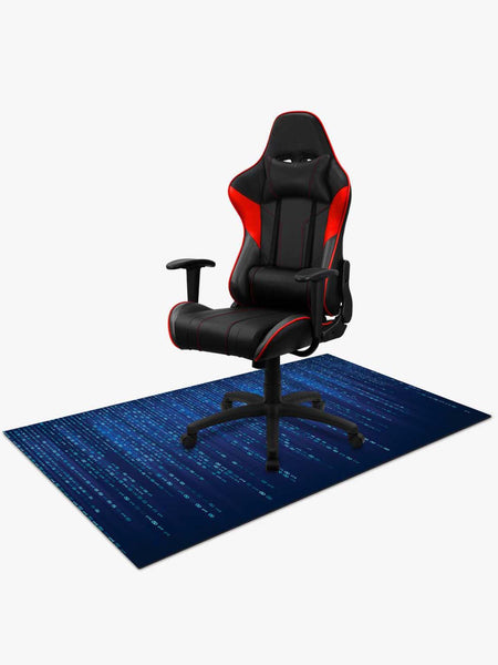 Tappetino Rotondo Per Sedia Gaming Yincimar 119 Cm | Proteggi Pavimento In Legno Con Design Controller | Antiscivolo In Gomma E Microfibra | Regalo Per Gamer - 4
