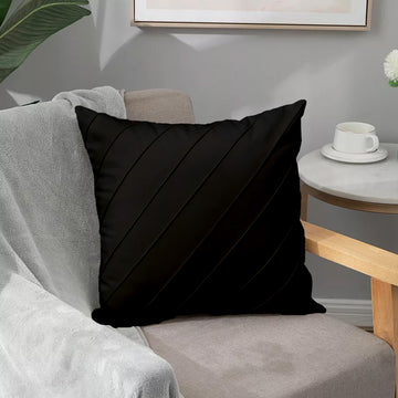 Set 4 Federe Cuscini Comvii Con Inserti - Velluto Cremosa, 45x45cm, Per Letto E Divano, Lavabili - Foto 9