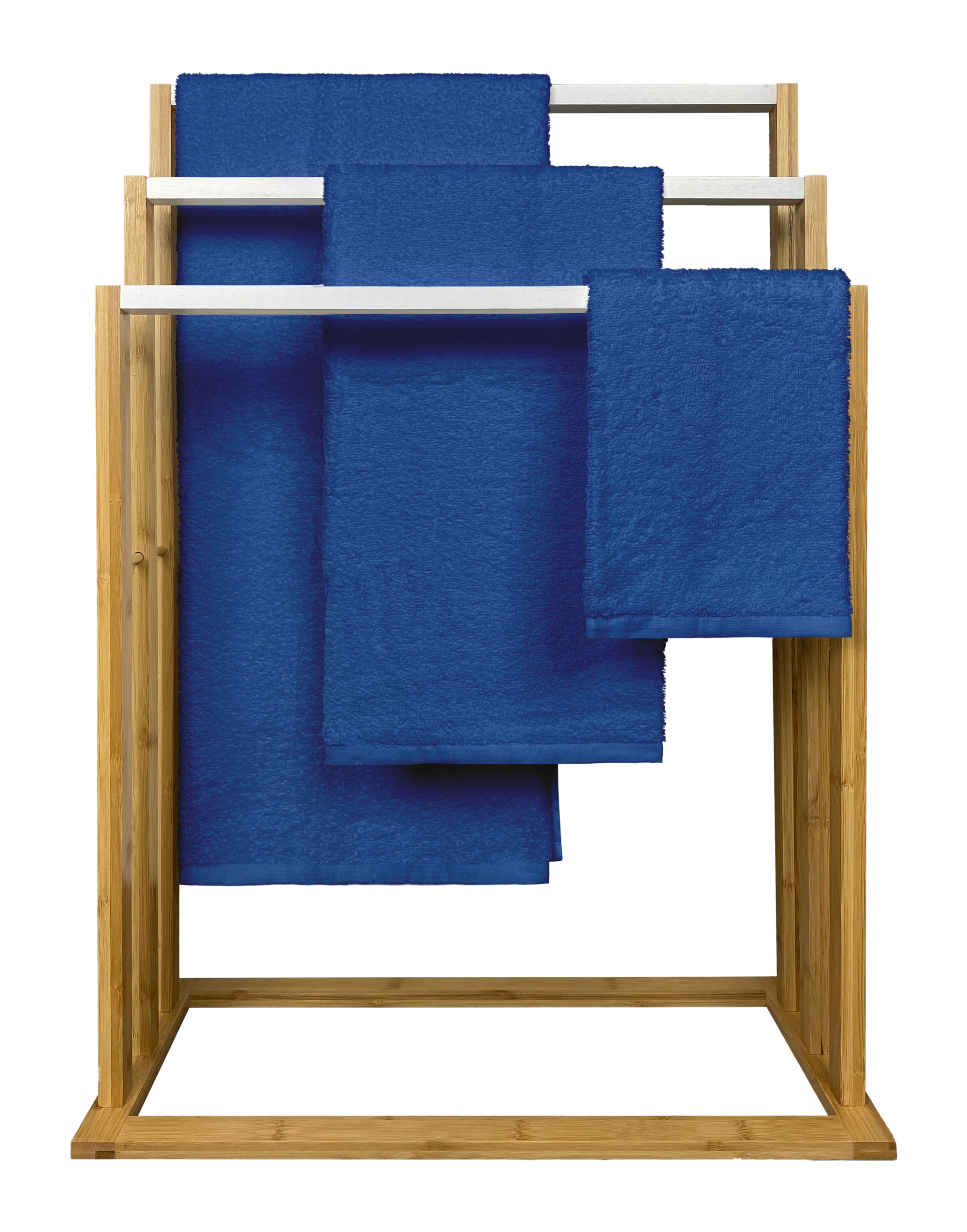 Telo Mare In Spugna Di Cotone - Blu Navy, 90x170 Cm, Logato Cavalli Class, Perfetto Per Spiaggia E Piscina - Foto 8