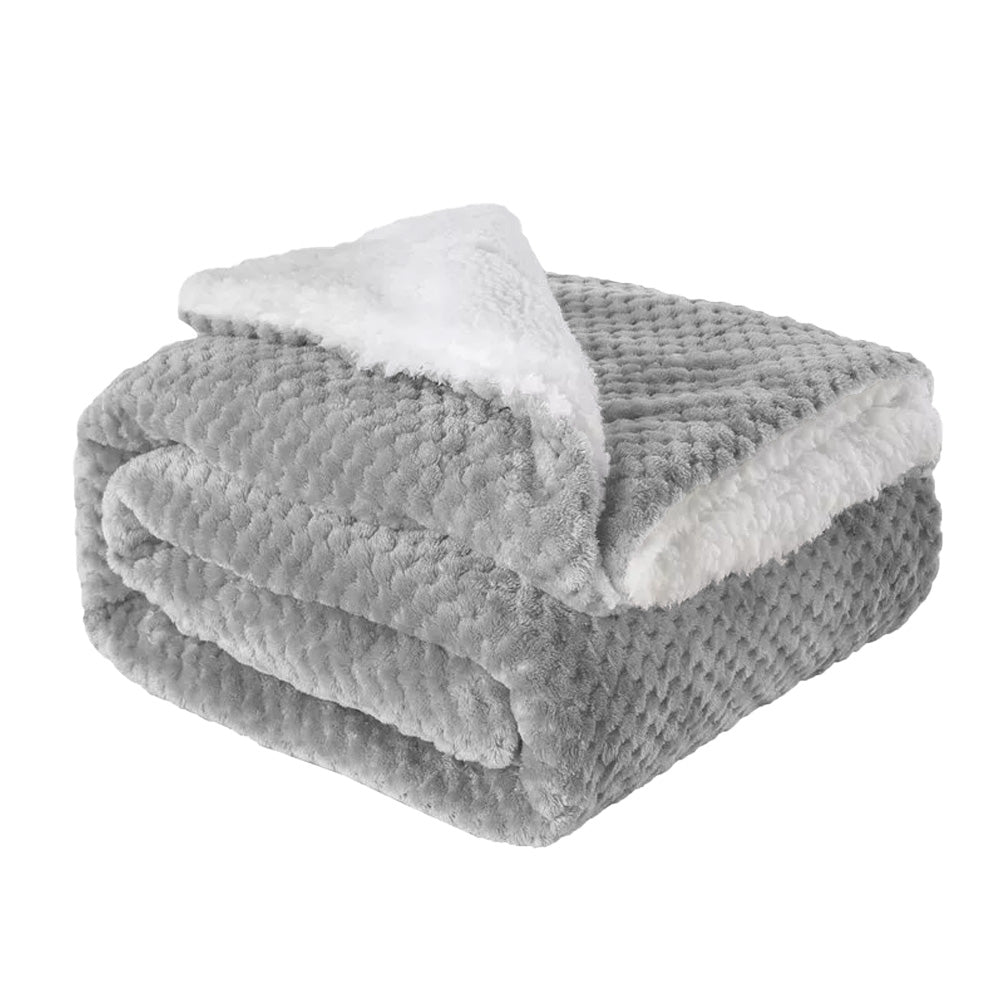 Coperta Plaid in Pile Sherpa Invernale, Morbida e Calda,440 Gr/Mq Cope –  Ilgruppone