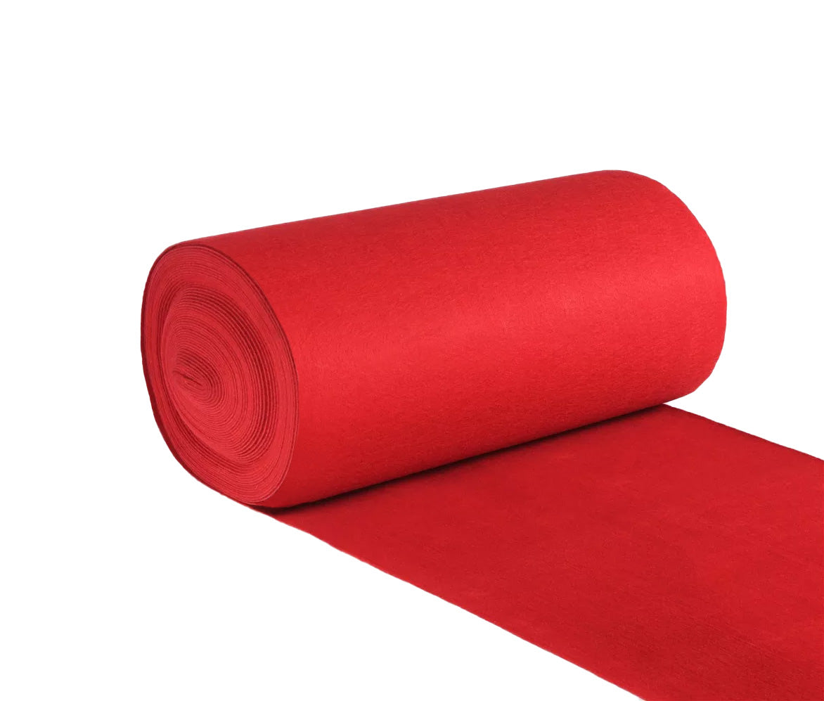 Rotolo Passatoia Tappeto Rosso Red Carpet Matrimonio Cerimonie Eventi Negozi Chiesa Altezza 1 Metro Lunghezza a Scelta