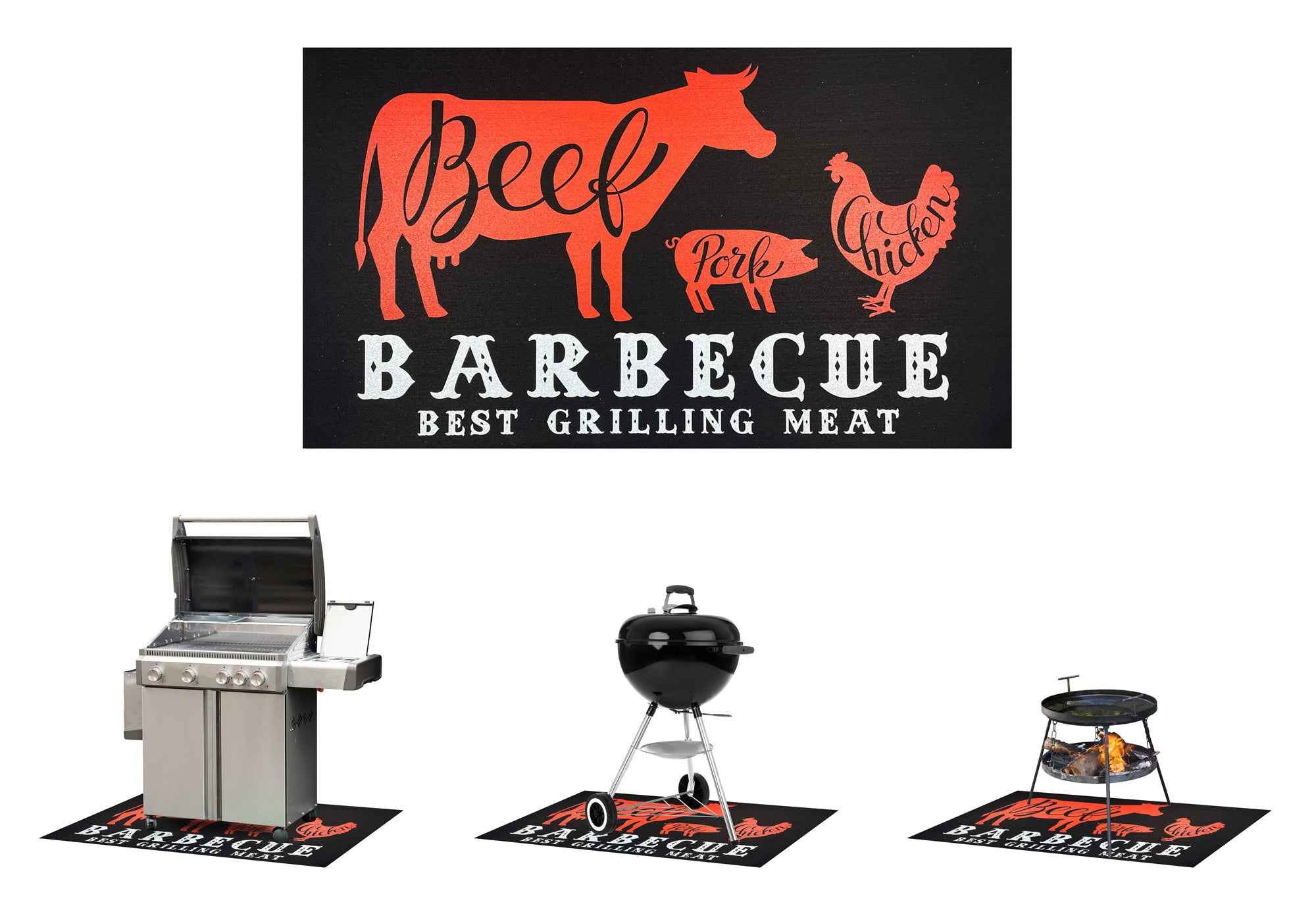 Tappetino Ignifugo Per Barbecue 152x100 Cm - Resistente Fino A 1093°C, Per Proteggere Pavimenti E Prati - Foto 10