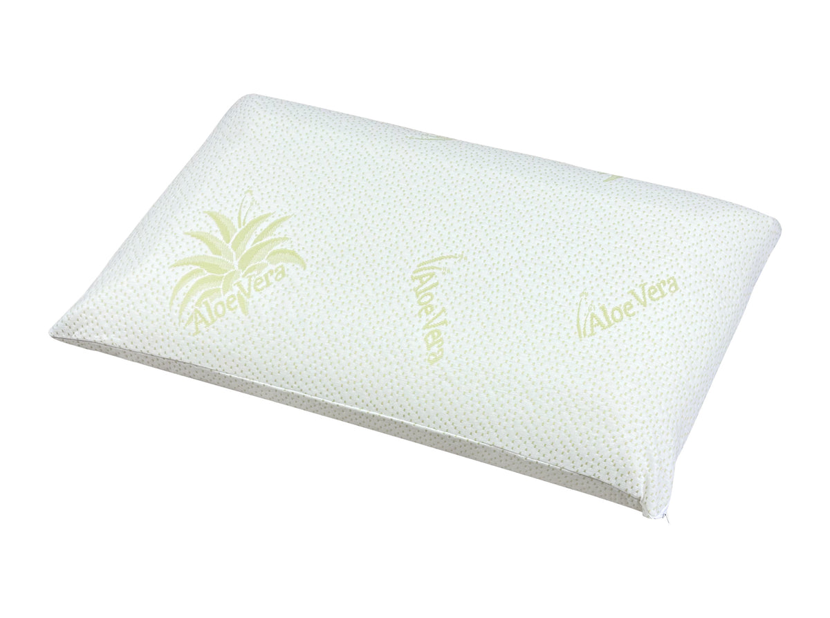 Guanciale Anatomico Aloe Vera Memo Cuscino Letto Saponetta Traspirante Memory Foam Anallergico Prodotto Italiano