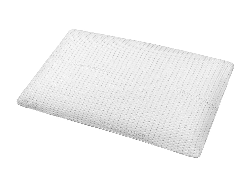 Cuscino Salotto Coppia Di Cuscini Memory Foam Antiacaro - Forma Saponetta, H16cm, Bianco - Baldiflex 2 Cuscini Saponetta 16cm - Foto 4