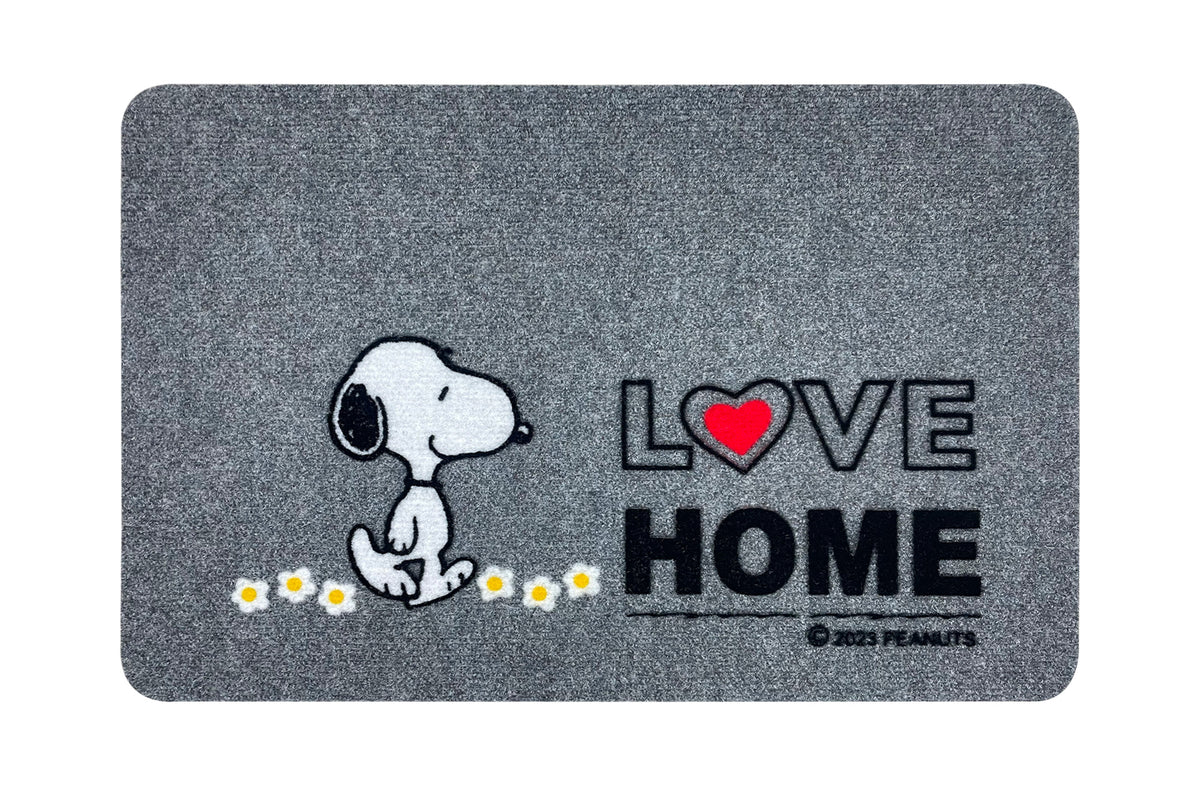 Peanuts Zerbino Ingresso Snoopy Originale Rettangolare 40 x 60 Cm Tappeto Ingresso Asciugapassi Tappetino Antiscivolo