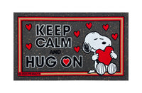 Peanuts Zerbino Ingresso Snoopy Originale Rettangolare 40 x 60 Cm In Gomma Floccata Tappeto Ingresso Asciugapassi Tappetino Antiscivolo